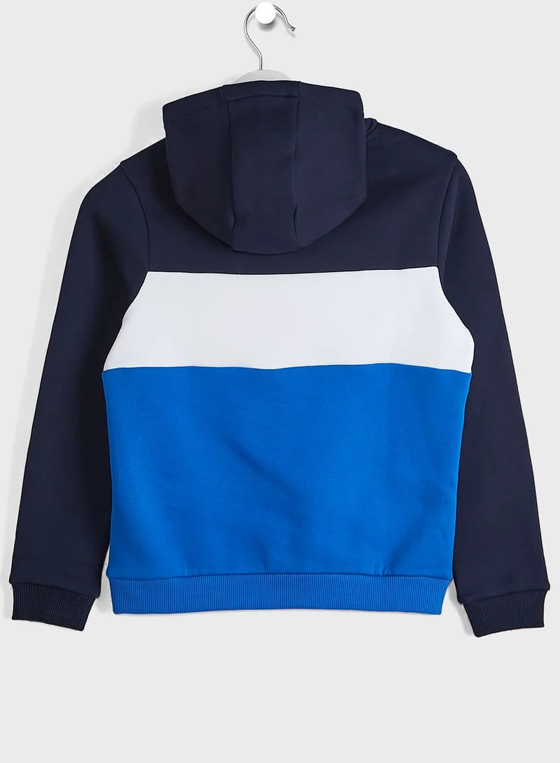 LACOSTE Causal Color Block Hoodie