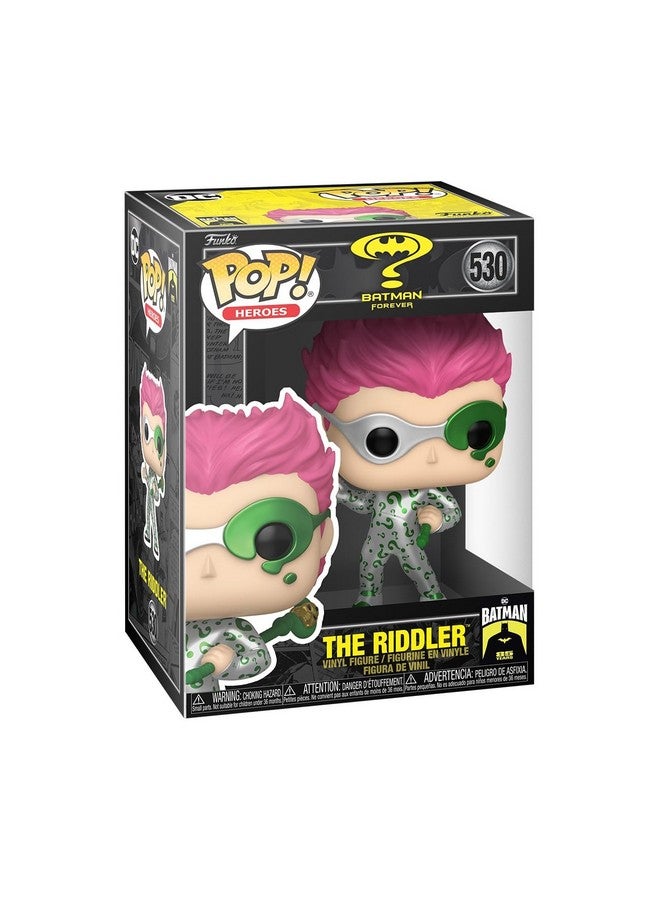 Funko POP Movies: Batman Forever - The Riddler - Metallic - Batman - Collectable Vinyl Figure - Gift Idea - Official Merchandise - for Kids & Adults - Movies Fans - Model Figure for Collectors - Image 1
