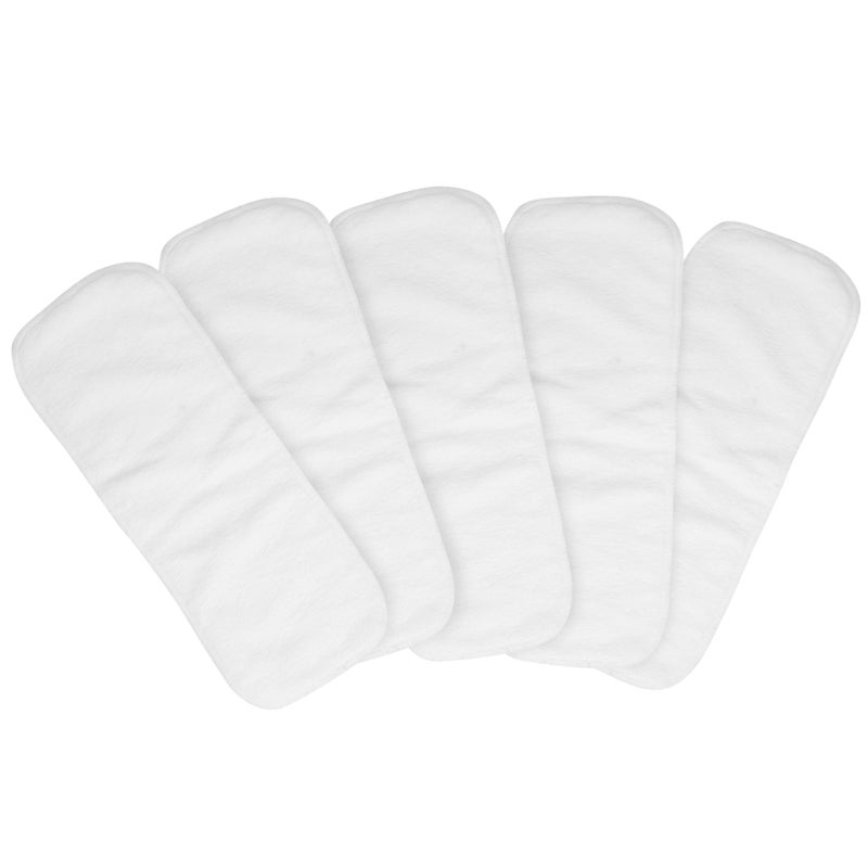 3‑Layer Baby Cloth Diapers Reusable Washable Super Absorbent Microfiber Baby Liner Inserts5pcs 35 x 13.5cm - Image 3