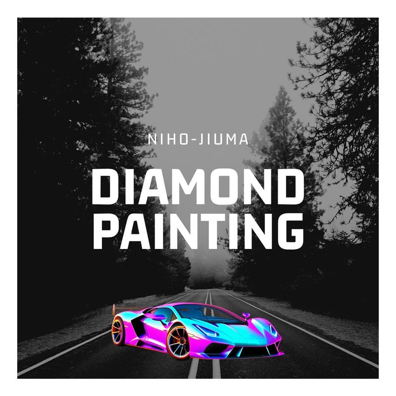 NIHOJIUMA NIHO-JIUMA Diamond Painting Kits Sports Car, DIY 5D Full Drill Diamond Art Gift for Adult/Teen, Home Decoration (30x40cm/12x16 Inches) - Image 3