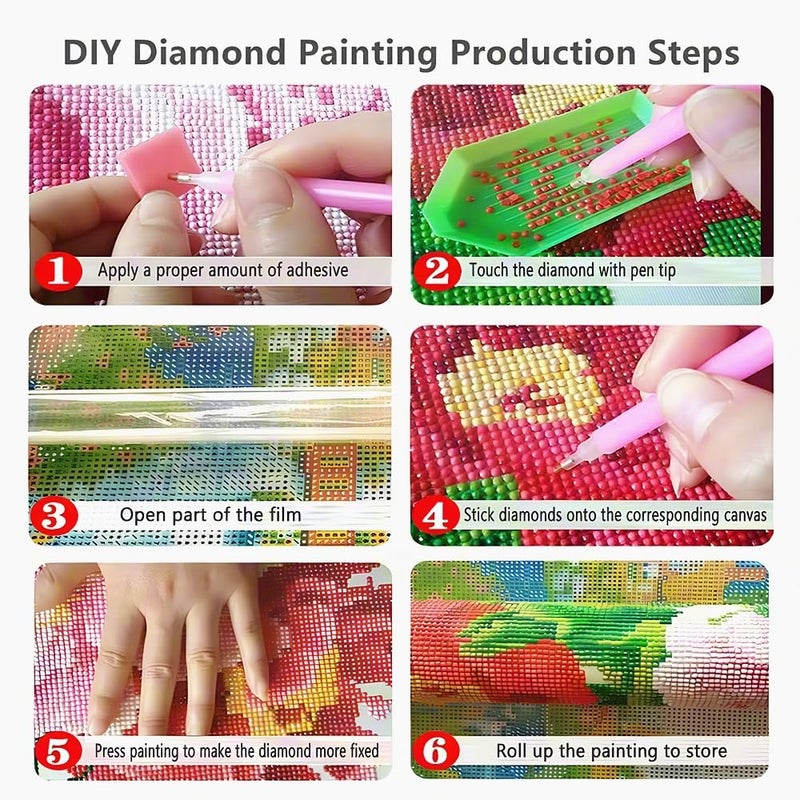 NIHOJIUMA NIHO-JIUMA Diamond Painting Kits Sports Car, DIY 5D Full Drill Diamond Art Gift for Adult/Teen, Home Decoration (30x40cm/12x16 Inches) - Image 5