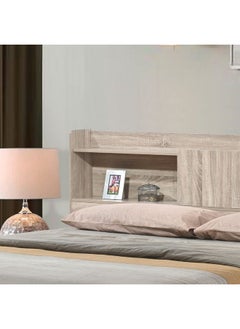 DANUBE HOME Supreme 200x200 Super King Bed – Luxury Wooden Bed Frame with Headboard for Master Bedroom – Modern Super King Size Bed for Comfort, Style & Home Décor-French Sonoma Oak  - Image 2