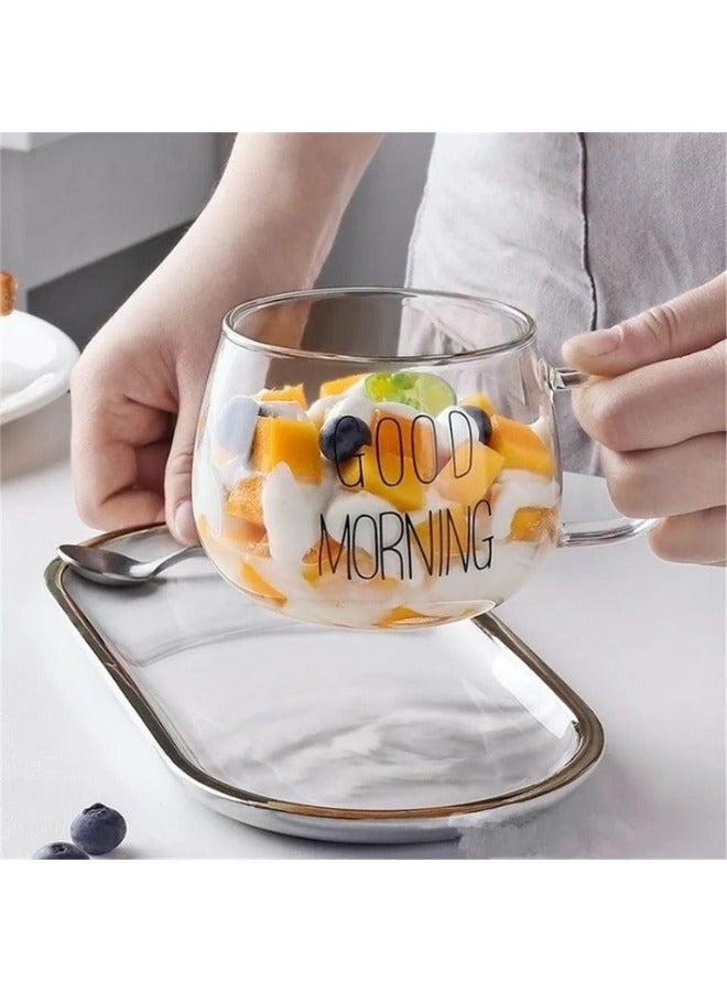 Happy Home 2 cups of Good Morning Coffee For Hot And Cold Drinks 350Ml  - Image 3