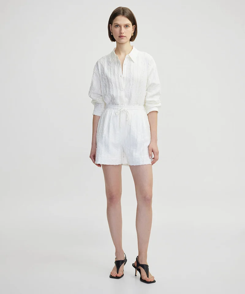 ابيكول Textured Shorts