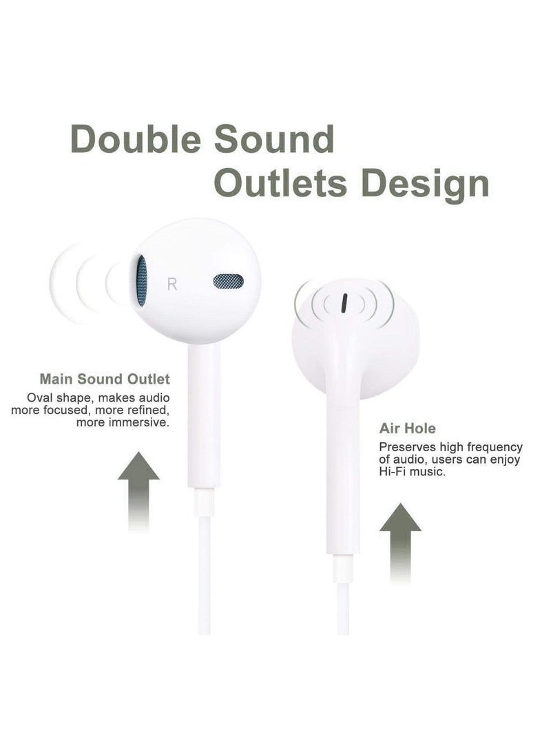 Generic - For iPhone X 8 7 Plus Bluetooth Earphones Wired Headset - Image 1