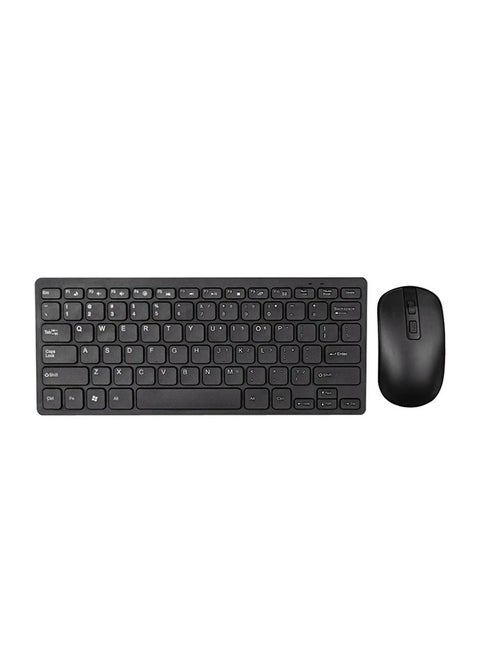 Ultra-Slim 2.4G Wireless Mini Keyboard & Mouse Set – Compact and Efficient
