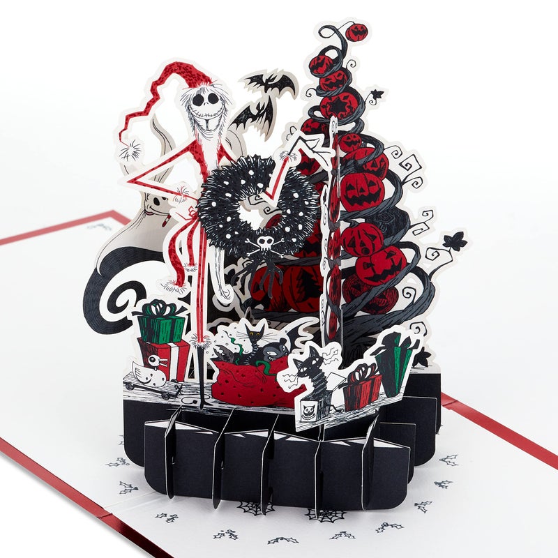 Hallmark Signature Paper Wonder Pop Up Christmas Card Nightmare Before Christmas - Image 2