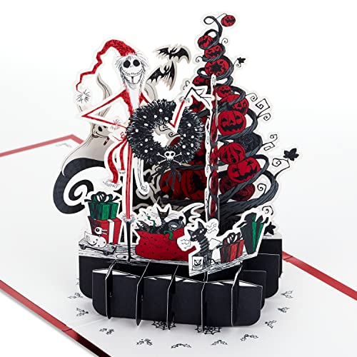 Hallmark Signature Paper Wonder Pop Up Christmas Card Nightmare Before Christmas - Image 1