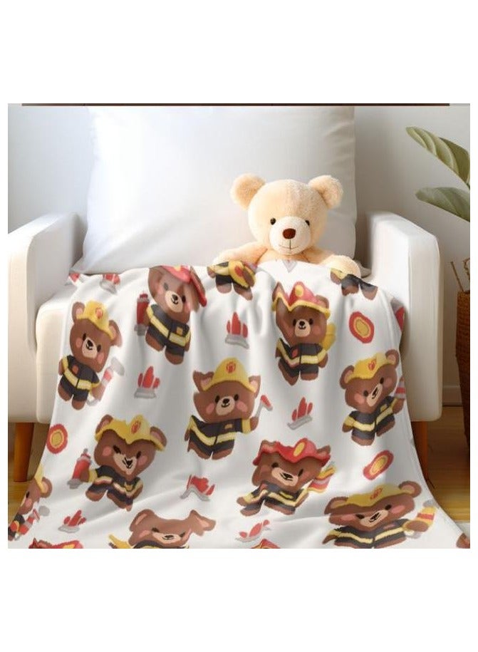 عام بطانية رقيقة من الفانيلا (دافئة ومريحة، ومناسبة للنوم واستخدام الألعاب وإزالة الغبار ومقاومة للرمل) 150 سم * 200 سم - 515 - Image 5