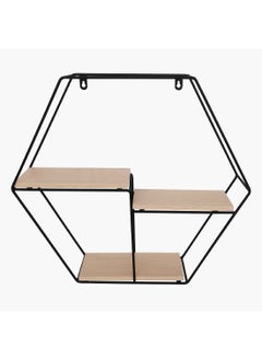 Home Box Urban Hexagon 3-Tier Metal Shelf 48 x 42 x 10 cm  - Image 3