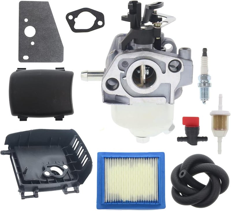 Chacarbtu XT-7 Carburetor 14 853 55-S for Kohler Courage XT675 XT650 Lawn Mower with Air Filter Cover Kit