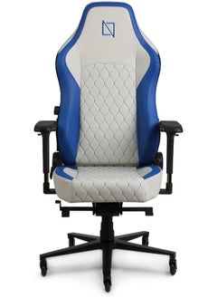 navo APEX PRIME, Premium Ergonomic Gaming Chair with Memory Foam Pillows, Magnetic Headrest & Integrated Lumbar Support System By NAVO (CloudLeather, RACING BLUE) 