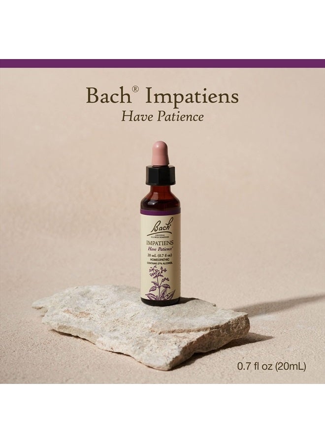 Bach Original Flower Remedies, Impatiens for Patience, Natural Homeopathic Flower Essence, Holistic Wellness, Vegan, 20mL Dropper  - Image 2