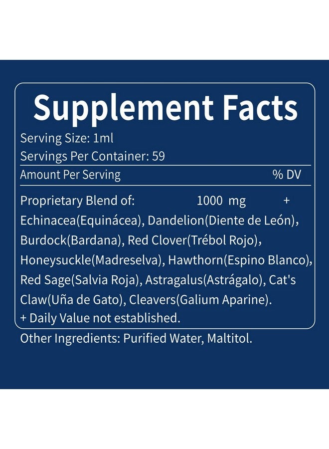 Nurbetoxa Cleavers Lymphatic Drainage Drops for Lymph Detox Cleanse, Gotas de Equinacea y Diente de Leon para Drenaje Linfatico, Lymphedema Support Formula with Echinacea, Use with Massage Tool. 4oz - Image 4