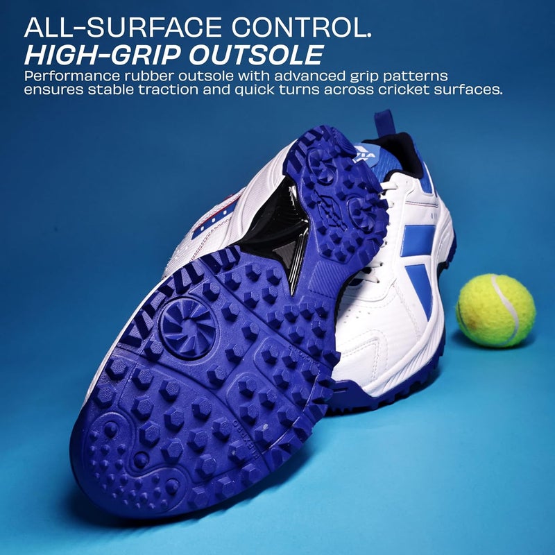Nivia Hattrick Lightweight Cricket Shoes for Men - PU & Mesh Upper with Rubber Sole for HighGrip and Shock Absorption - Image 4