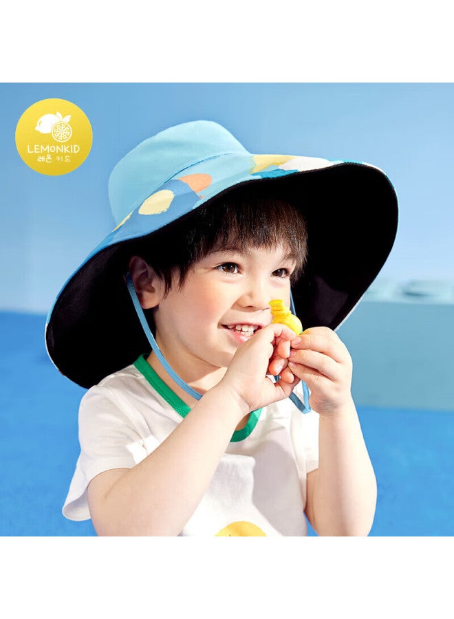 Lemonkid Children's Sun Protection Hat, Uv-resistant Baby Sun Visor, Wide-brimmed Sun Hat, Beach Fisherman Hat For Boys And Girls - Image 1