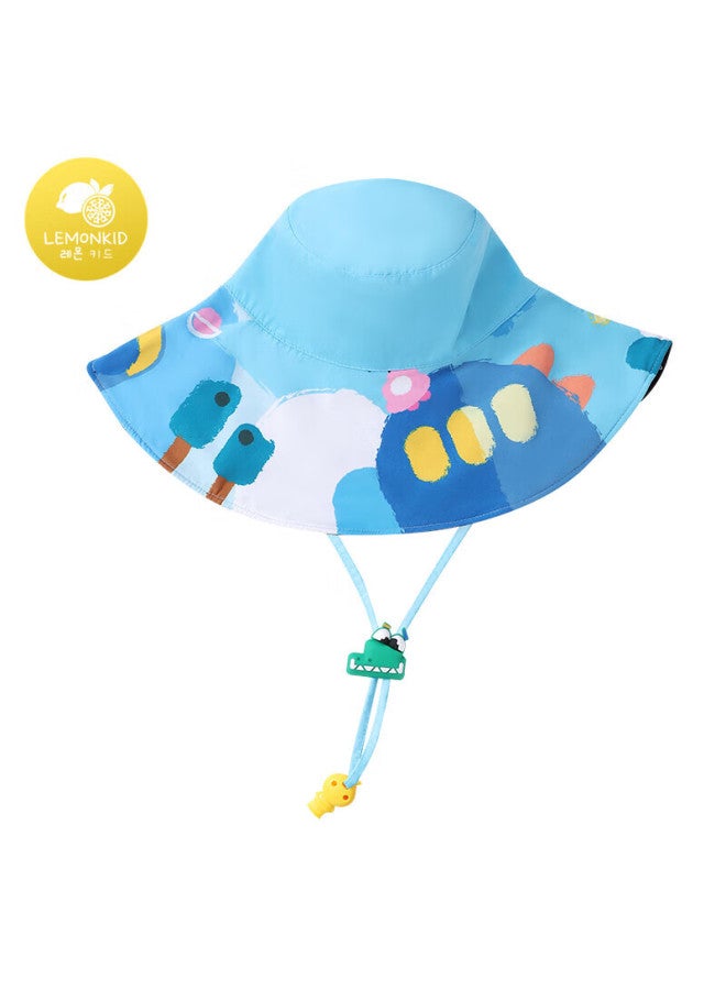 Lemonkid Children's Sun Protection Hat, Uv-resistant Baby Sun Visor, Wide-brimmed Sun Hat, Beach Fisherman Hat For Boys And Girls - Image 4