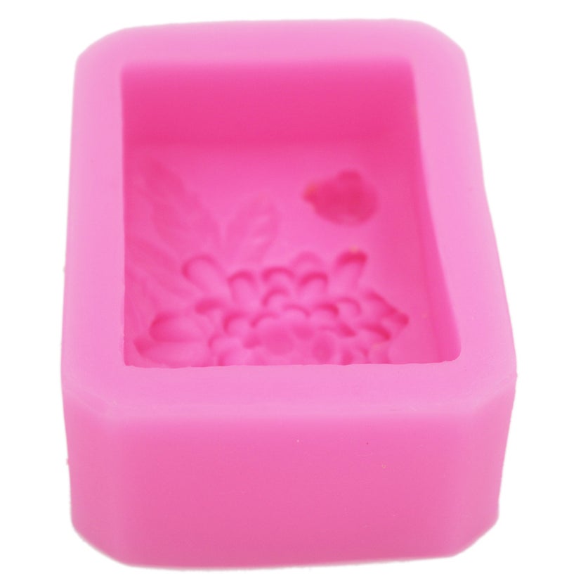 Longzang 2.9" Chrysanthemum 50304 Craft Art Silicone Soap Mold Craft Molds DIY (S178) - Image 3