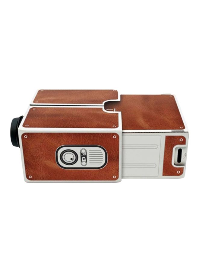 NIBEMINENT Smart Phone Projector V3567 Brown/White - Image 1