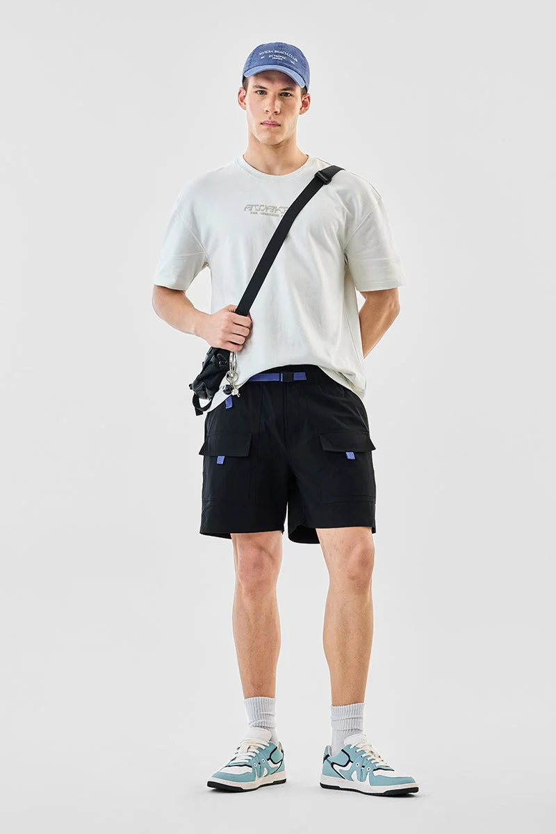 SNITCH شورت كارجو بستة جيوب