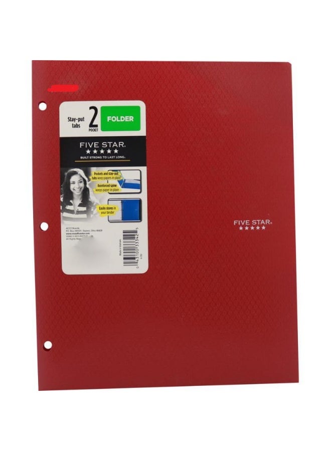 Five Star Stay-Put Flat File Folder Letter