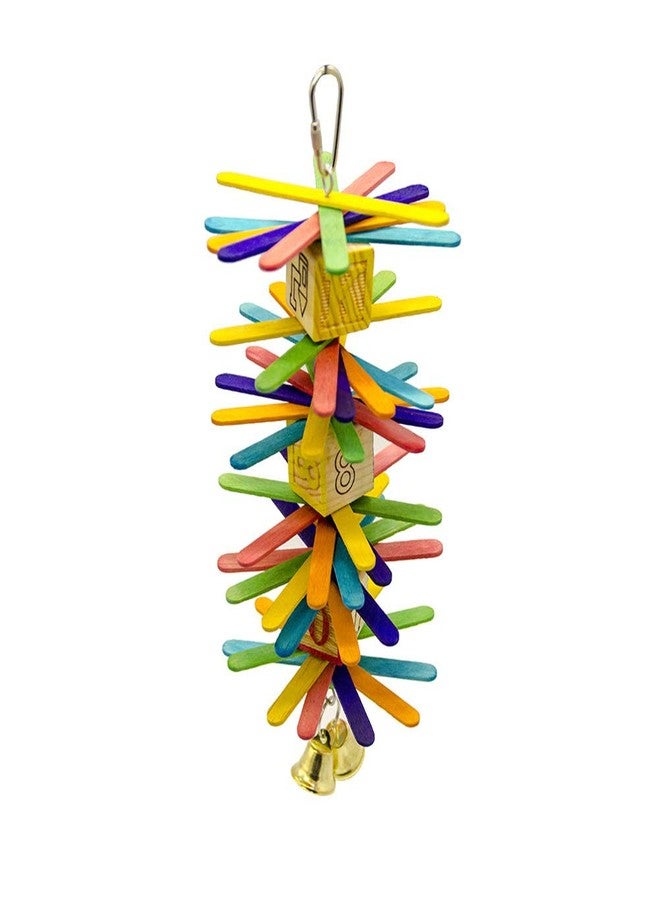 balacoo Bird Parrot Foraging Ice Pop Sticks Chew Toy for Medium and Small Parrots and Birds - Image 2