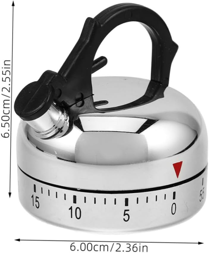 2pcs Mechanical Cooking Timer Manual Countdown Loud Timer Portable 60 Minute for Cooking and Baking - Image 2