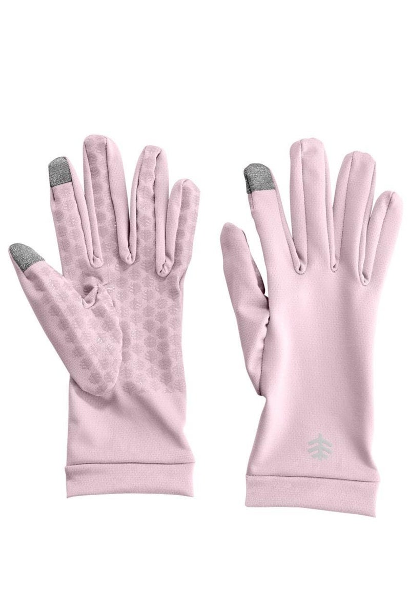 Coolibar Full Finger UV Sun Gloves - UPF 50+ Sun Protection - Gannett in Dusty Mauve - Image 1