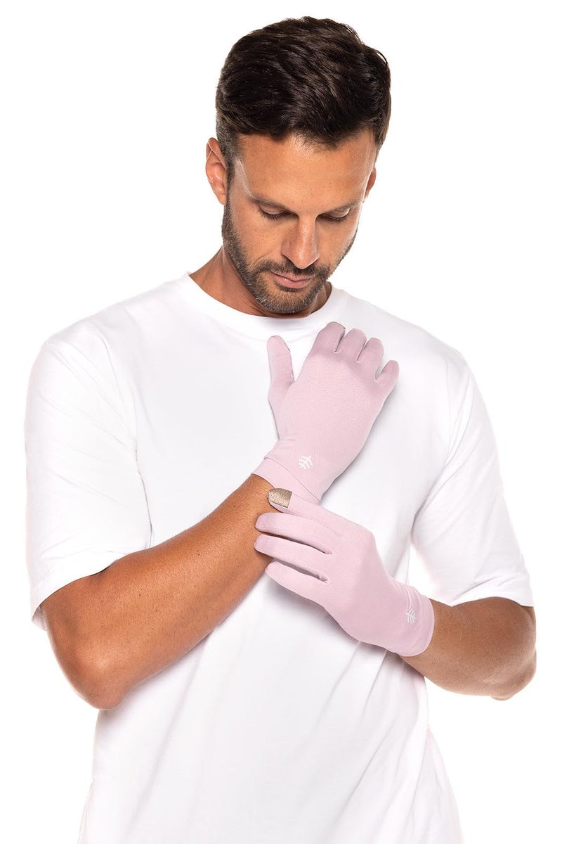 Coolibar Full Finger UV Sun Gloves - UPF 50+ Sun Protection - Gannett in Dusty Mauve - Image 5