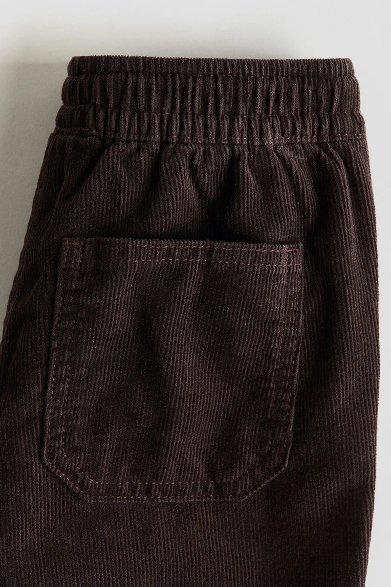H&M Lined corduroy trousers