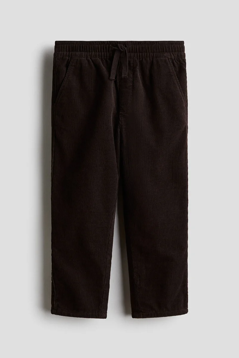 H&M Lined corduroy trousers