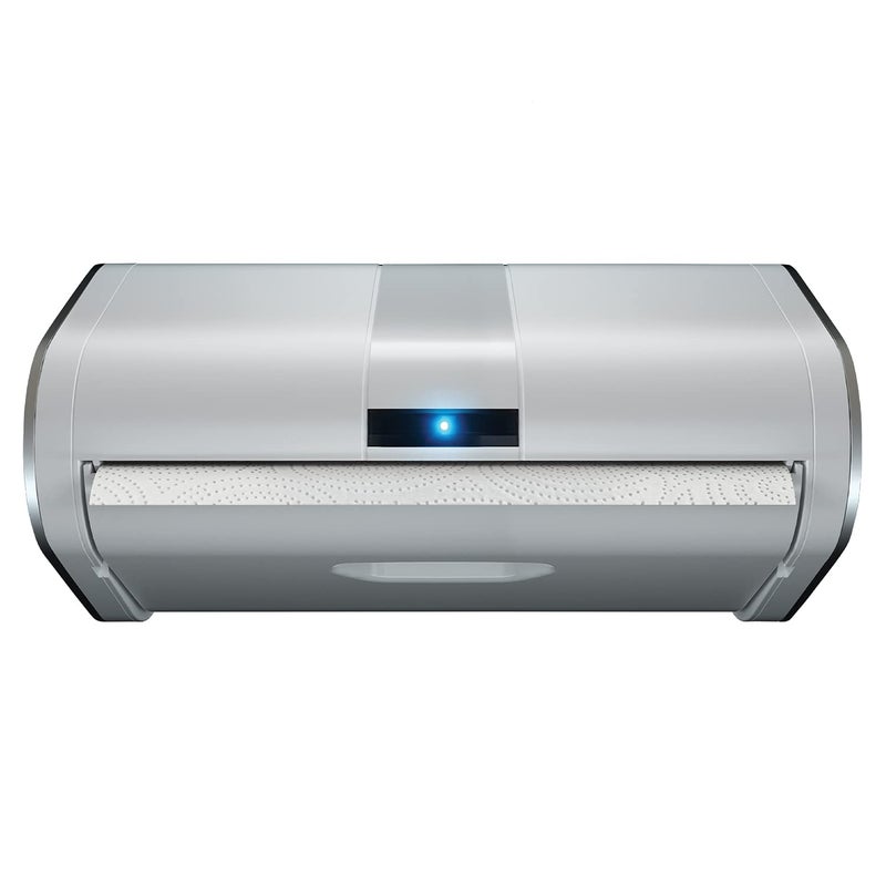 Innovia Innovia Automatic Paper Towel Dispenser Touchless Technology Works with Most Paper Towel Brands and Sizes Dispenses The Number of Sheets You Need White Under Cabinet Mounted 