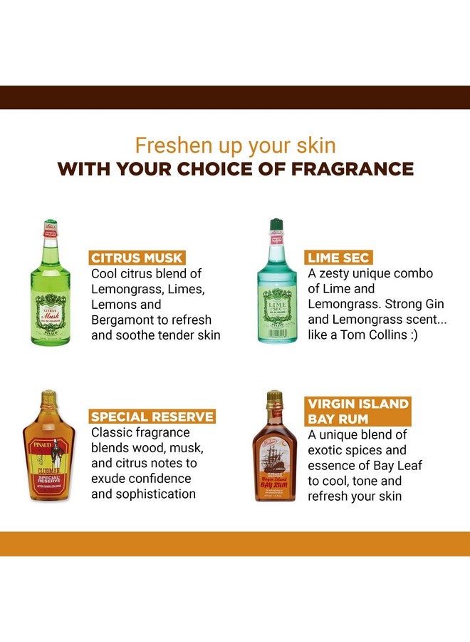 Clubman Pinaud Eau De Cologne, Lime Sec, 12.5 Fluid Ounce - Image 5