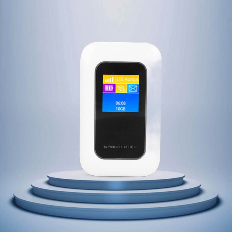 نقاط واي فاي محمولة 4G LTE - جهاز نقاط اتصال غير مقف - جهاز روتر واي فاي محمول صغير بمساحة لبطاقة سيم للسفر - Image 1