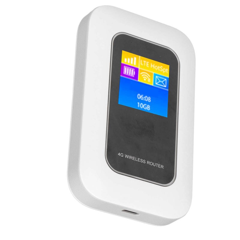 نقاط واي فاي محمولة 4G LTE - جهاز نقاط اتصال غير مقف - جهاز روتر واي فاي محمول صغير بمساحة لبطاقة سيم للسفر - Image 2