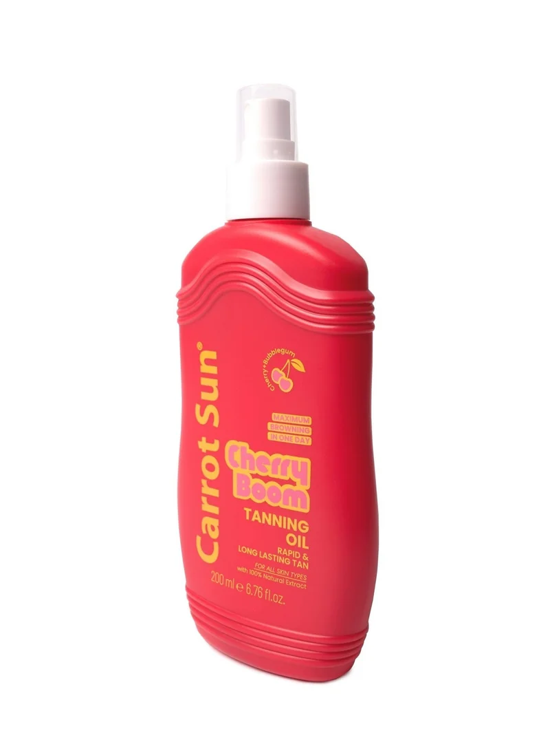 Carrot Sun  Carrot Sun Cherry Boom Tanning Oil 200ml  | Best Price UAE