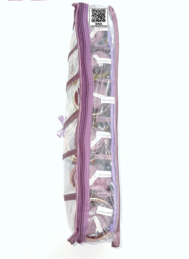 SNA 6 Rod Bangles Jewelry Vanity Box (Purple) vanity box Vanity Box (purple) - Image 3