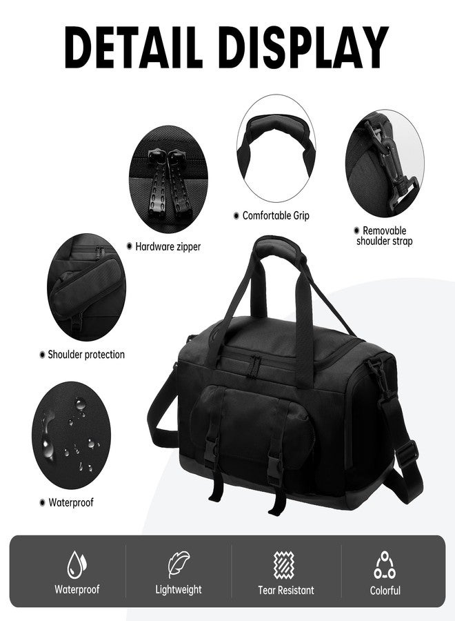 XEYOU Gym Bag for Women & Men, Sports Travel Duffel Bag with Shoe Compartment and Wet Pocket, Anti-Theft Carry On Weekender Bag for Airplane, Water Resistant Workout Overnight Bag for Travel Gym - Image 3