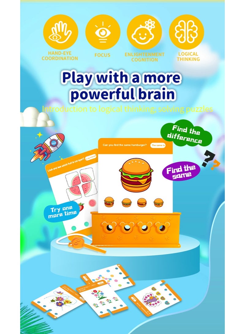 Soofam Logic Key Puzzle Game - 192 Magnetic Travel Puzzles for Kids Age 3+ | Build Critical Thinking & Brain Power | STEM Learning Toys with Unlock Challenges | Advanced Brain Teaser Gift - Image 5