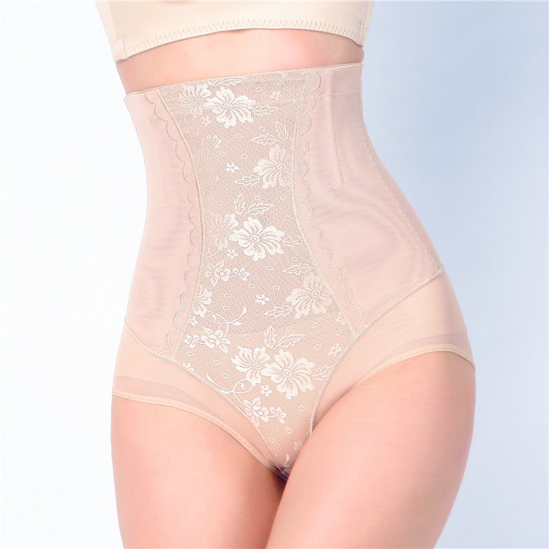 Mesh Tummy Control Panties High Waist Shaper Skin color - Image 5