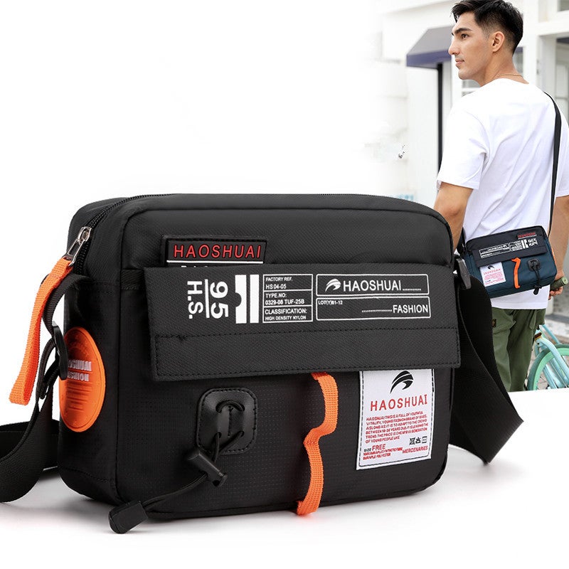Men's Waterproof Nylon Shoulder Bag - Image 1