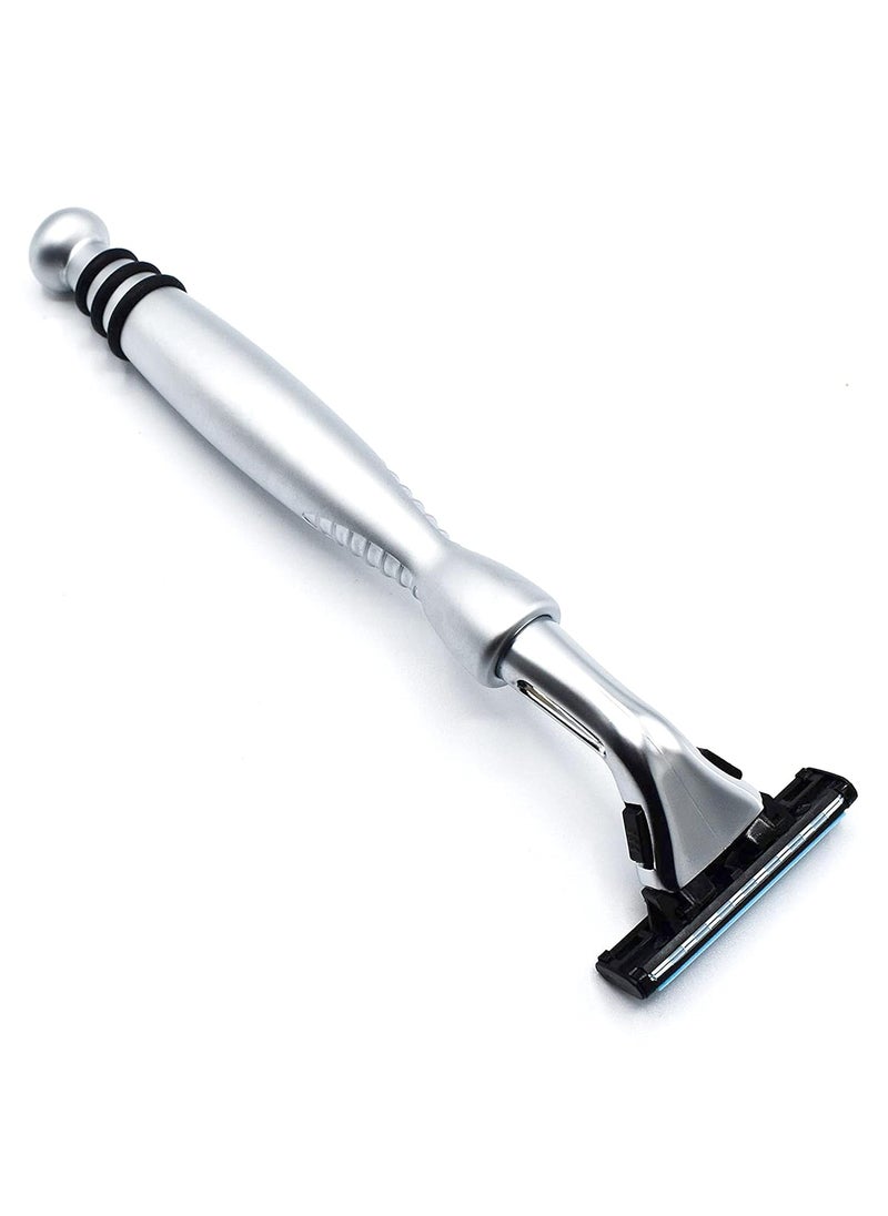 taconic shave Taconic Shave, Gillette Sensor & Sensor Excel Compatible Heavyweight Triple Blade Pivot Head Razor, Includes 1 Preloaded Blade - Delivers a Smooth, Close & Comfortable Shave 