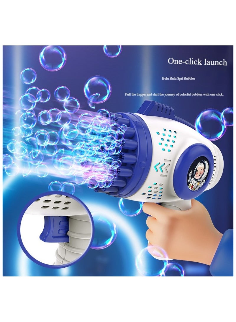 Kids Cartoon Bubble Gun, Electric Handheld Light-Up Bubble Machine with Multiple Holes, Bubble Wand Blower with Bubble Solution, Bubble Toys for Wholesale - Image 4