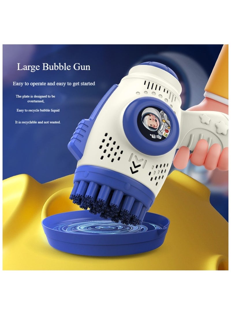 Kids Cartoon Bubble Gun, Electric Handheld Light-Up Bubble Machine with Multiple Holes, Bubble Wand Blower with Bubble Solution, Bubble Toys for Wholesale - Image 3