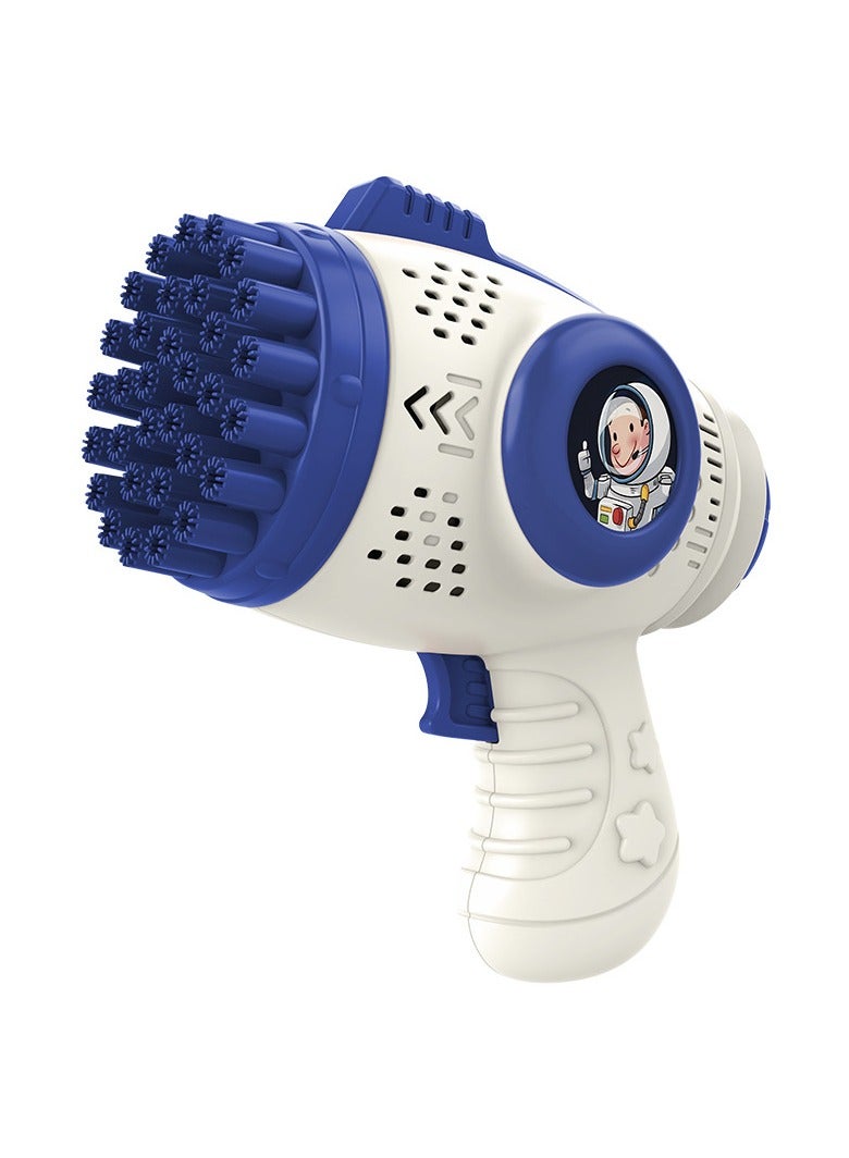 Kids Cartoon Bubble Gun, Electric Handheld Light-Up Bubble Machine with Multiple Holes, Bubble Wand Blower with Bubble Solution, Bubble Toys for Wholesale - Image 1