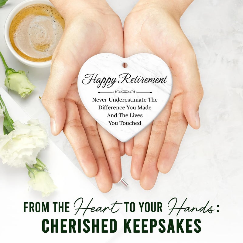 HEXMOZ Retirement Ornament 2024 - Retirement Gifts for Women  Men 2024 - Retirement Christmas Ornament 2024 - Retirement Gifts for Coworker  Boss  Teacher  Nurse - Retired Ornament Christmas Decor - Image 3