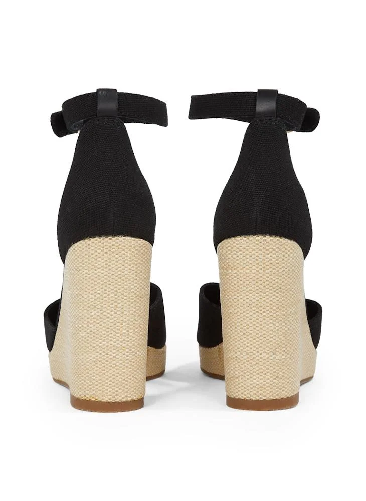 TOMMY HILFIGER HIGH CLOSED TOE WEDGE ESPADRILLES