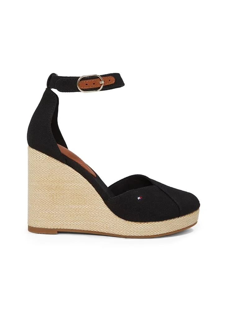 تومي هيلفيغر Closed Toe Wedge Espadrilles