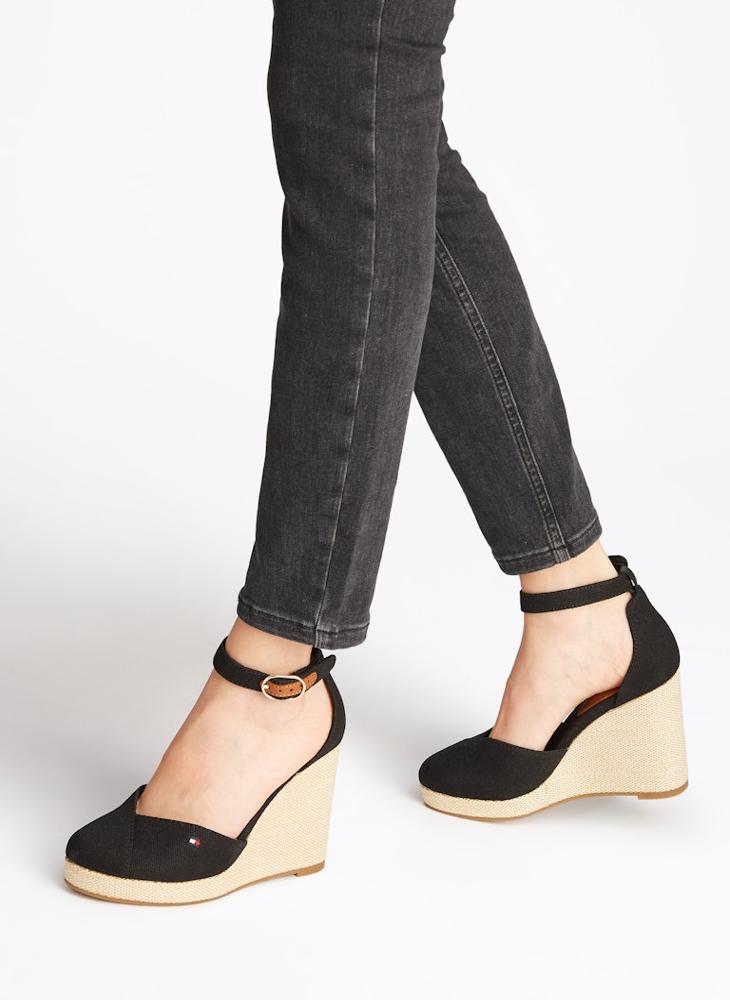TOMMY HILFIGER - HIGH CLOSED TOE WEDGE ESPADRILLES - Image 1