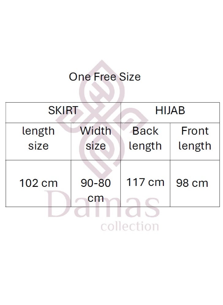 DAMAS COLLECTION - Two Piece Islamic prayer dress women with Lace - Prayer Clothes for Women - Prayer Abaya For women - Jilbab 2 piece, Umrah essentials for women - Prayer set - Image 1